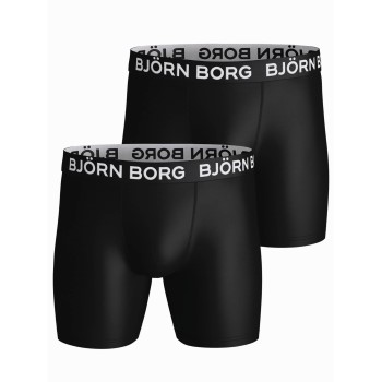 Björn Borg 2P Performance Boxer 1572 Sort polyester Medium Herre