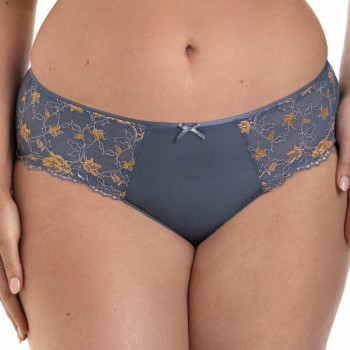 Rosa Faia Trusser Colette High Waist Brief Blå 42 Dame