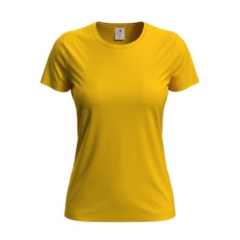 Se Stedman 4P Classic Women T-shirt Senepsgul bomuld Small Dame ved Timarco