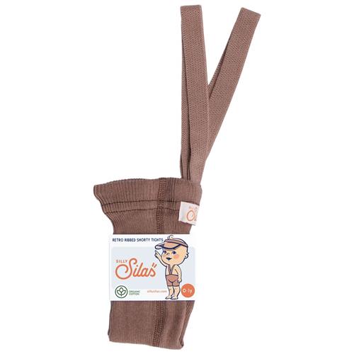 Silly Silas GOTS Shorty Fodsløse Strømpebukser Granola | Beige | 0-1 years