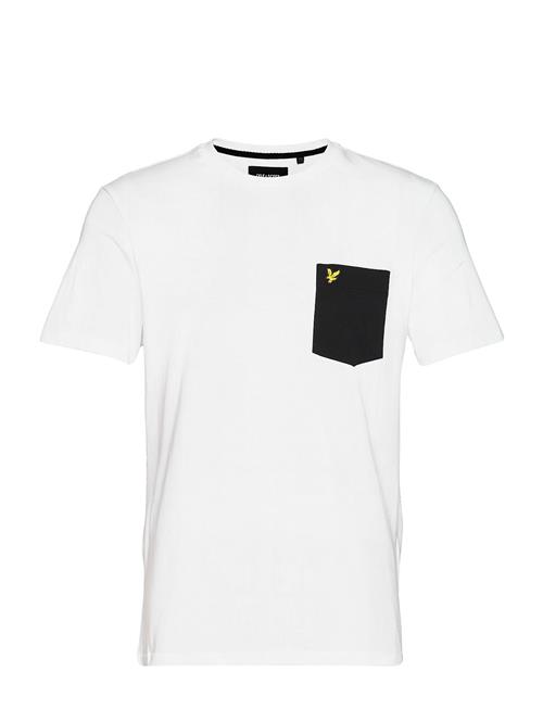 Se Contrast Pocket T-Shirt Lyle & Scott White ved Booztlet