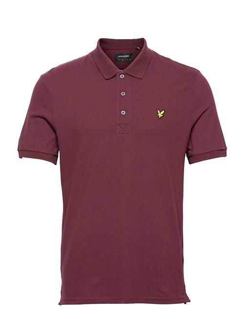 Se Lyle & Scott Plain Polo Shirt Lyle & Scott Purple ved Booztlet