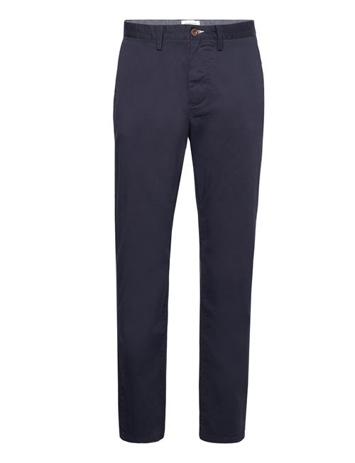 Se GANT Regular Twill Chinos GANT Navy ved Booztlet