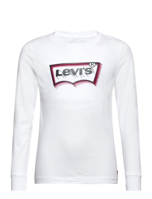 Se Levi's® Glow Effect Batwing Long Sleeve Tee Levi's White ved Booztlet