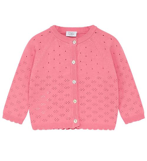 Se Hust and Claire Hust and Claire Cardigan - Strik - HCCillja - Flamingo ved KidsWorld