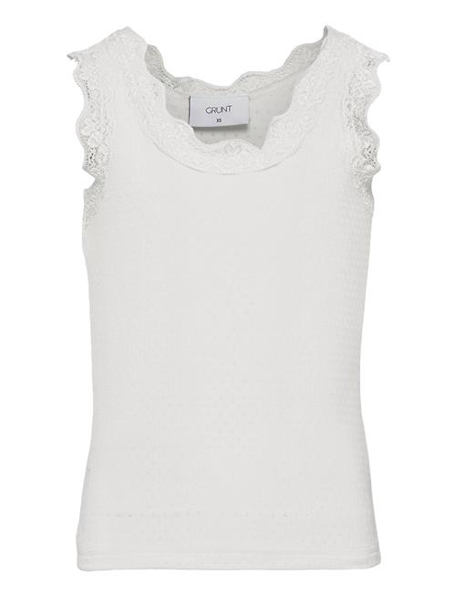 Se Grunt Sun Strap Tee Grunt White ved Booztlet