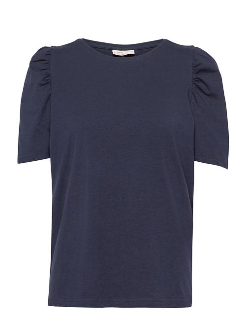 T-Shirt From Freequent In A Soft Material. The T-Shirt Has A Simple Silhouette W FREE/QUENT Blue