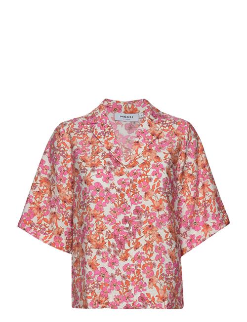 MSCH Copenhagen Mschadanaya Ladonna 2/4 Shirt Aop MSCH Copenhagen Pink