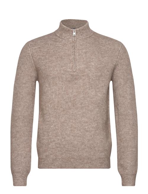 ONLY & SONS Onstegan Reg 5 Wool Half Zip Knit Bf ONLY & SONS Beige