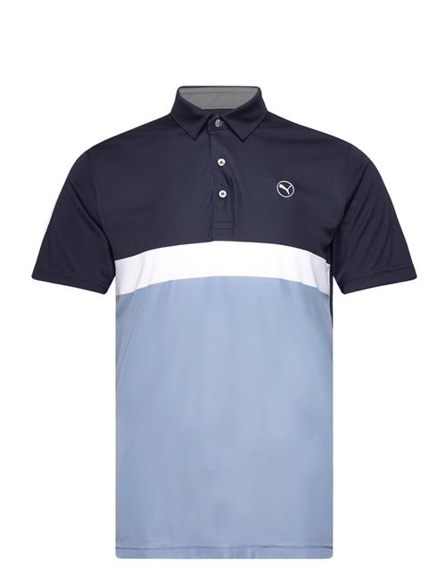 PUMA Golf Pure Colorblock Polo PUMA Golf Navy