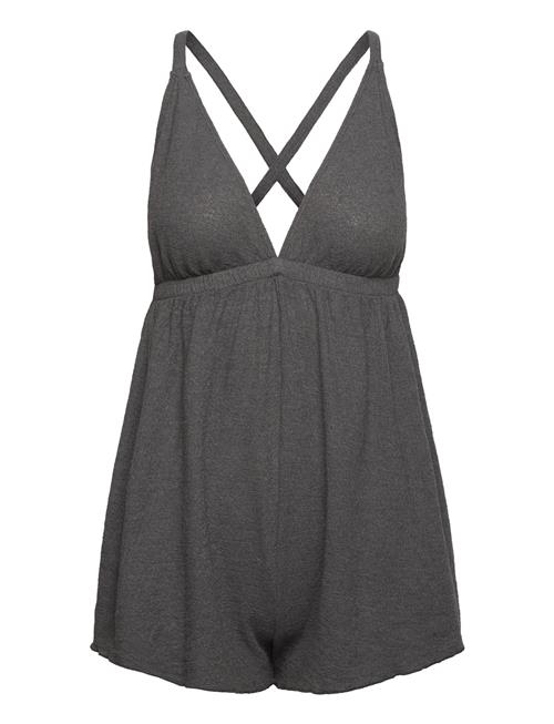 Billabong On Vacay Romper Billabong Grey