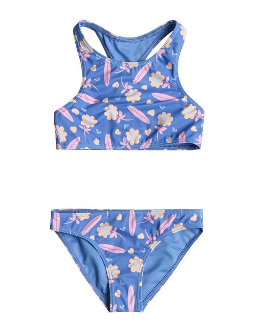 Lorem Crop Top Set Roxy Blue