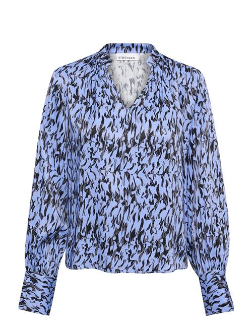 Nikolekb Blouse Karen By Simonsen Blue