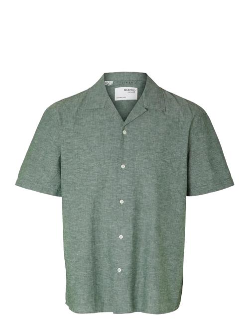 Slhrelaxsun Shirt Ss Resort Selected Green