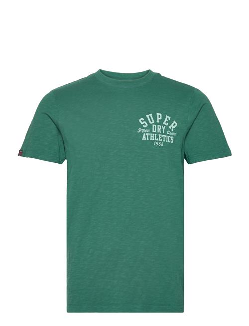 Superdry Athletic College Graphic Tee Superdry Green