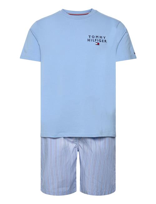 Tommy Hilfiger Ss Woven Pj Set Drawstring Tommy Hilfiger Blue