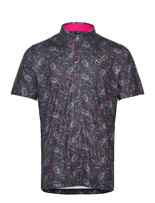 Cloudspun Paisley Polo PUMA Golf Black