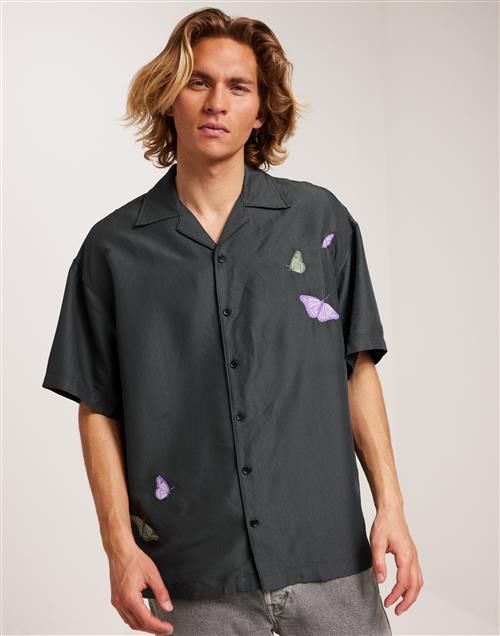 Jack & Jones Jcoembroidery Oversized Resort Shir Kortærmede skjorter Grå