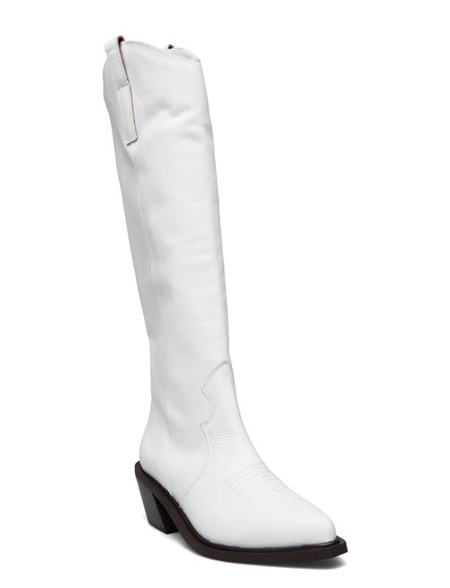 ALOHAS Mount Bright White Leather Boots ALOHAS White