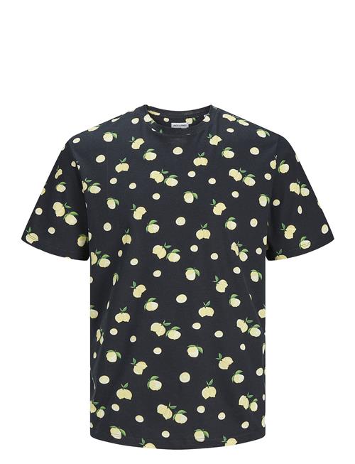 Jack & Jones Jjsunshade Aop Tee Ss Crew Neck Jack & J S Black