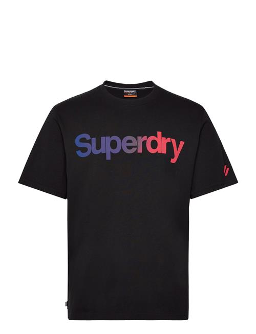 Core Logo Loose Tee Superdry Black