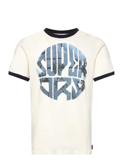 Superdry Photographic Logo T Shirt Superdry White