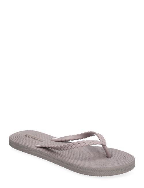 Rosemunde Flip Flops With Braided Strap Rosemunde Grey