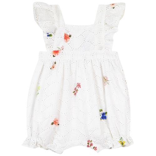 Tartine et Chocolat Hibiscus Blomstret Romper Hvid | Hvid | 6 months