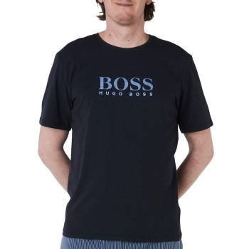 BOSS Urban Short Pyjama Mørkblå bomuld Large Herre