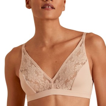 Calida Bh Natural Skin Lace Bra Beige Medium Dame