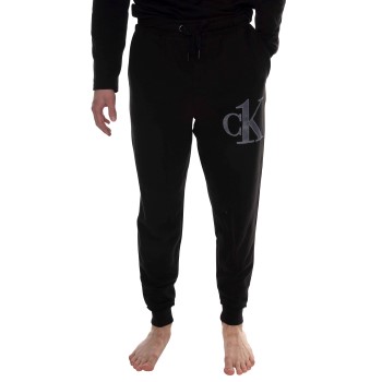 Se Calvin Klein CK One Raw Jogger Sort bomuld X-Large Herre ved Timarco