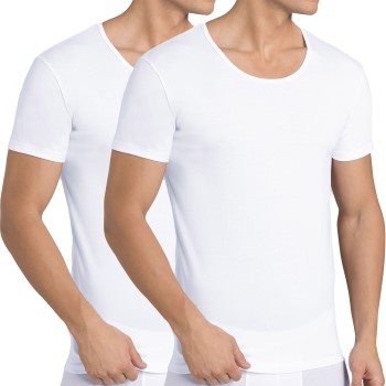 Sloggi 2P Men 24 7 T-Shirt Hvid bomuld Medium Herre