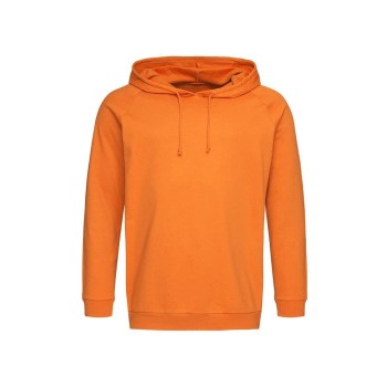 Se Stedman Hooded Sweatshirt Unisex Orange bomuld Small ved Timarco