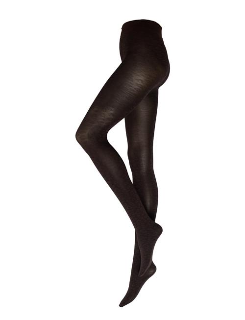 Sneaky Fox Mac Leopard Pantyhose Sneaky Fox Black