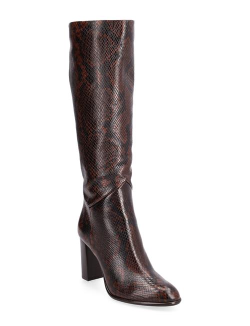 ba&sh Bottes Cuir Effet Serpent Ciry Ba&sh Brown