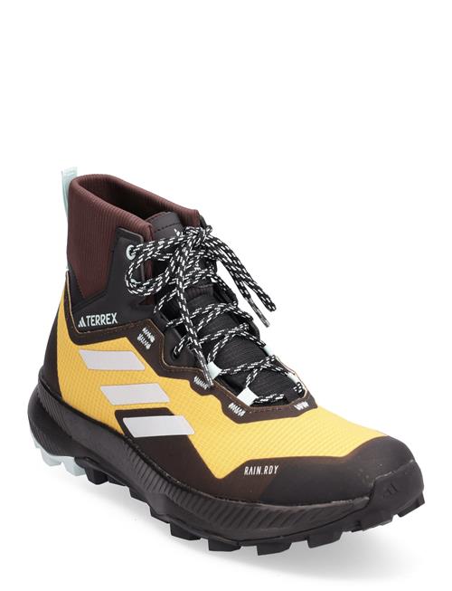 Se adidas Terrex Terrex Wmn Mid Rain.rdy Hiking Shoes Adidas Terrex Yellow ved Booztlet