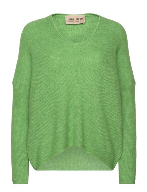 Se MOS MOSH Mmthora V-Neck Knit MOS MOSH Green ved Booztlet