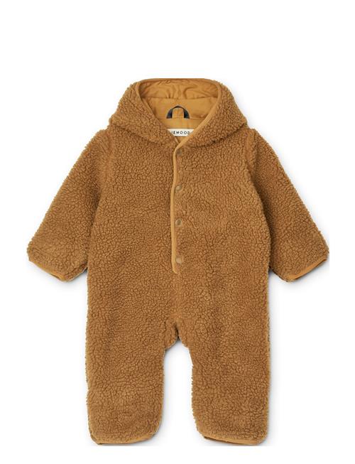 Se Liewood Fraser Baby Pile Jumpsuit Liewood Brown ved Booztlet