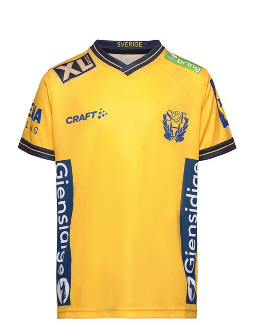 Se Craft Sweden Handball Replica Tee Jr Craft Yellow ved Booztlet