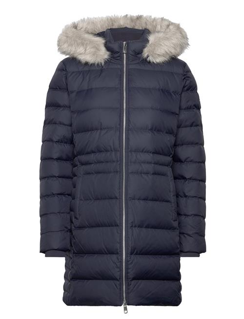 Tommy Hilfiger Tyra Down Coat With Fur Tommy Hilfiger Navy