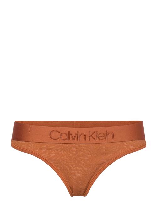 Se Calvin Klein Thong Calvin Klein Orange ved Booztlet