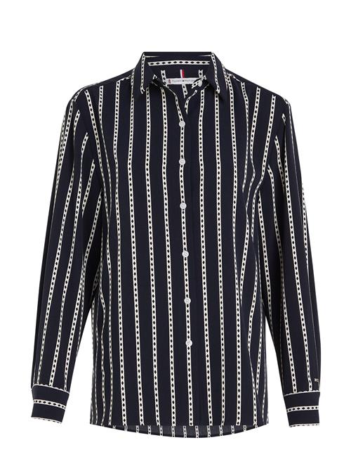 Tommy Hilfiger Argyle Stp Fluid Relaxed Shirt Tommy Hilfiger Black