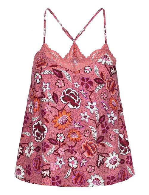 Se Hunkemöller Cami Woven Dream On Dreamer Hunkemöller Burgundy ved Booztlet