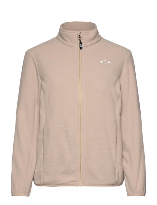 Se Oakley Sports Wmns Alpine Full Zip Sweatshirt Oakley Sports Beige ved Booztlet