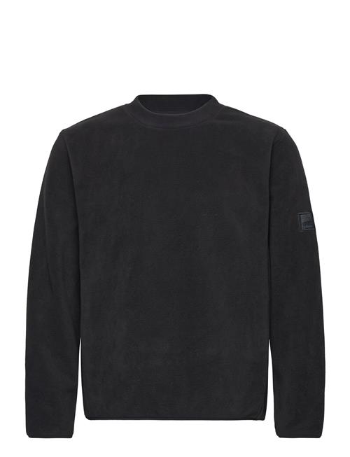 Se Rains Fleece Crew Neck T1 Rains Black ved Booztlet