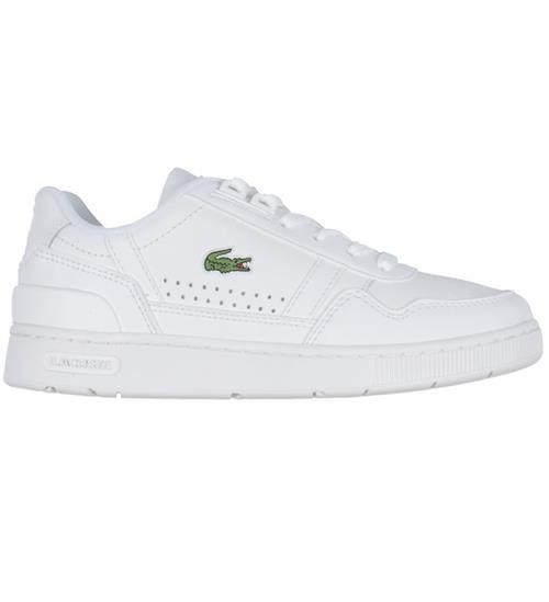 Se Lacoste Lacoste Sko - T-Clip 123 - White/White ved KidsWorld