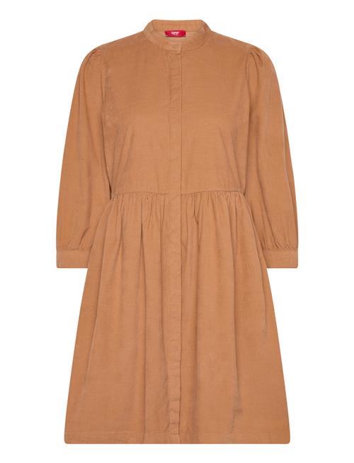 Esprit Casual Women Dresses Light Woven Mini Esprit Casual Brown