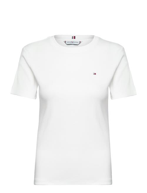 Se Tommy Hilfiger Slim Cody C-Nk Ss Tommy Hilfiger White ved Booztlet