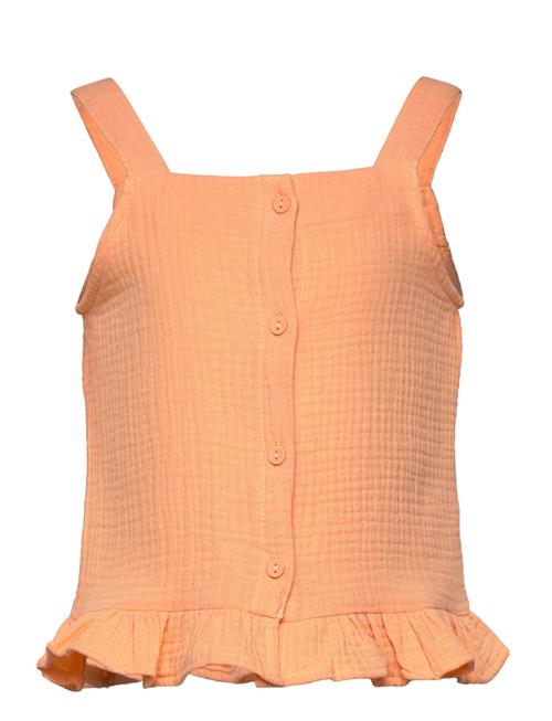 Se Kids Only Kogthyra Singlet Frill Top Wvn Kids Only Orange ved Booztlet