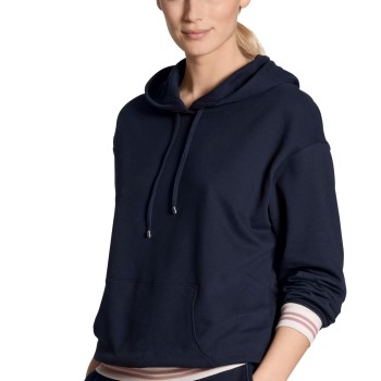 Calida Calida Favourites Lounge Hoodie Mørkblå bomuld Large Dame